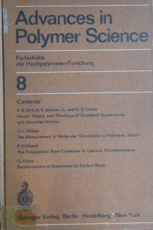 Advances in Polymer Science vol 8