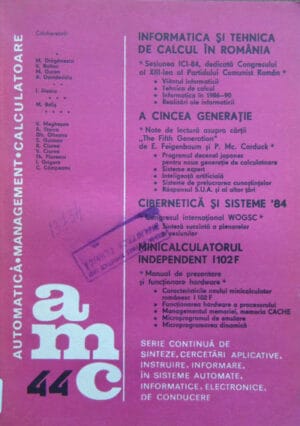 Automatica Management Calculatoare vol.44 (Paul Zamfirescu) colectia AMC