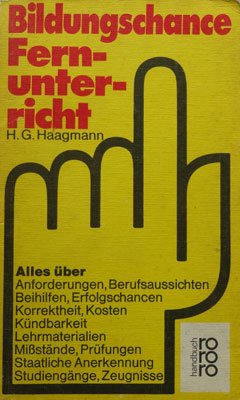 Hans Gunter Haagmann - Bildungschance Fernunterricht (in limba germana)