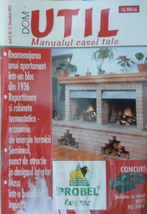 Dom Util, revista nr. 12, decembrie 2003 (manualul casei tale)
