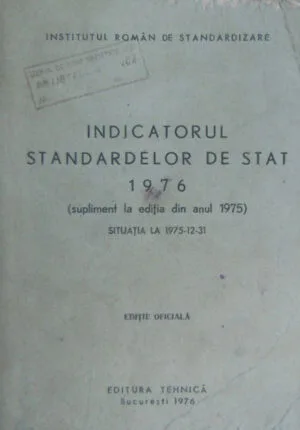 Indicatorul Standardelor De Stat 1976