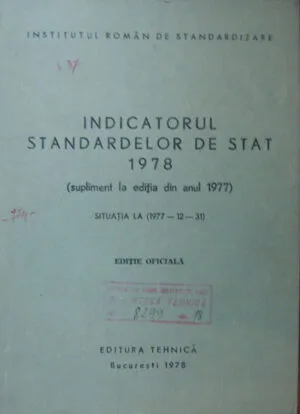 Indicatorul Standardelor De Stat 1978
