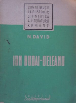 N. David - Ion Budai-Deleanu (colectia Contemporanul)