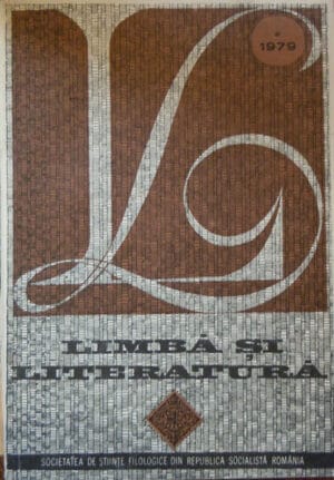 Limba si literatura, revista  nr.1 / 1979