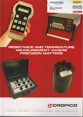 Resistance and temperature measurement where precision matters/Rezistenta si masurarea temperaturii acolo unde precizia conteaza