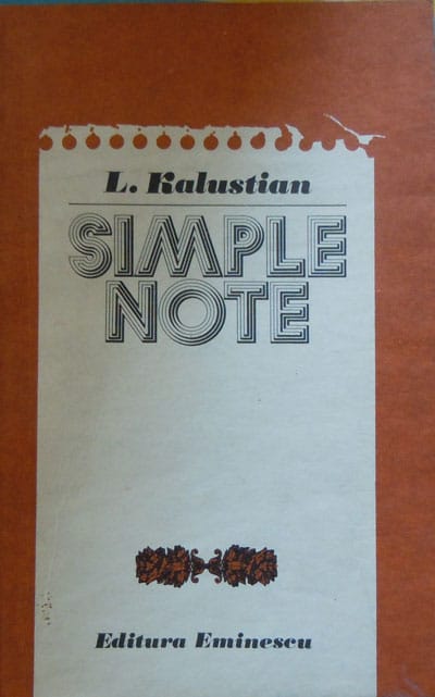 Simple note vol.1-3 (L. Kalustian) Simple note vol.1-3 (L. Kalustian)