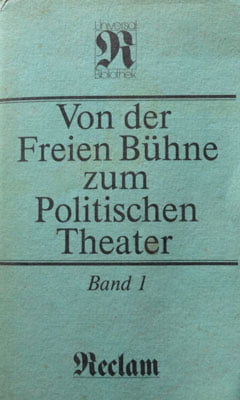 Hugo Fetting - Von der Freien Buhne zum Politischen Theater vol. 1 (Drama und Theatre im Spiegel der Kritik)