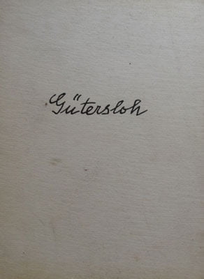 Zwischen den Zeiten - texte und miniaturen (A. P. Gutersloh) - album de arta cu text in limba germana