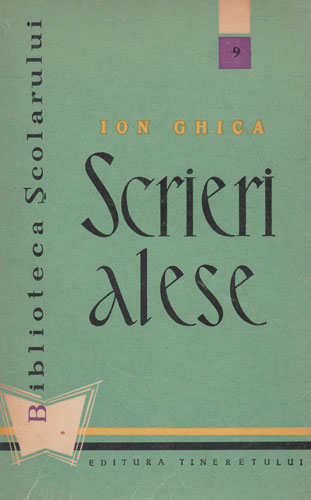 Scrieri alese (Ion Ghica) Scrieri alese (Ion Ghica)
