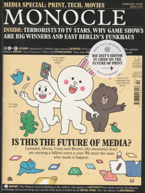 Monocle revista, nr. 110/ 2018