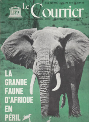 La grande faune d'Afrique en peril, revista Le Courrier de l'Unesco sptembre 1971