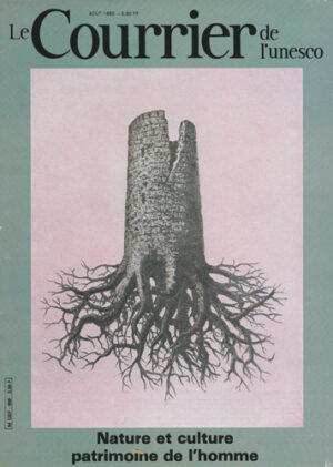 Nature et culture patrimoine de l'homme, revista Le Courrier de l'Unesco aout 1980.jpg
