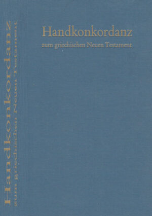Handkonkordanz (Alfred Schmoller)