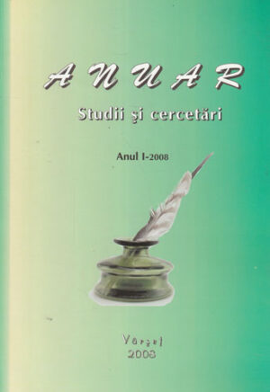 Anuar - studii si cercetari revista nr. 1 / 2008