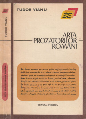 Arta prozatorilor romani (Tudor Vianu)