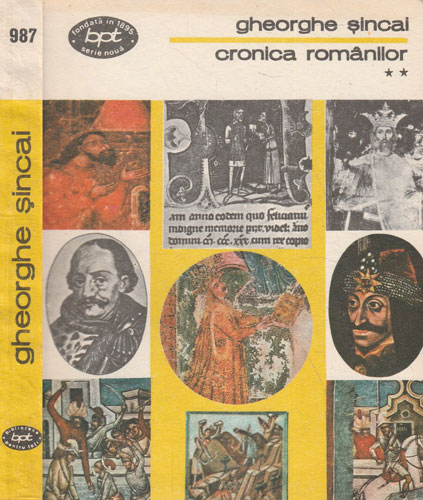 Cronica romanilor vol. I-III (Gheorghe Sincai) colectia BPT Cronica romanilor vol. I-III (Gheorghe Sincai) colectia BPT - imagine 2