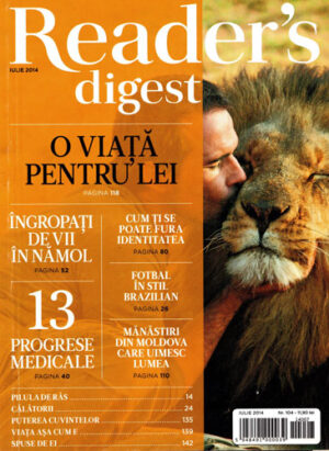 Reader's Digest, revista nr. 7 / 2014 (Anca David Titorov)