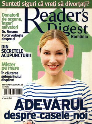 Reader's Digest, revista nr. 9 / 2008 (Anca David Titorov)