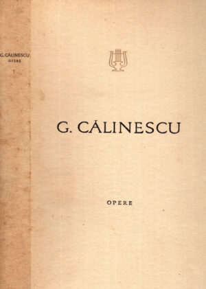 Cartea nuntii (George Calinescu) opere vol. I