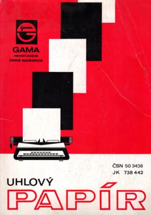 Unlovy papir (Ceske Budejovice) Hartie copiativa de indigo