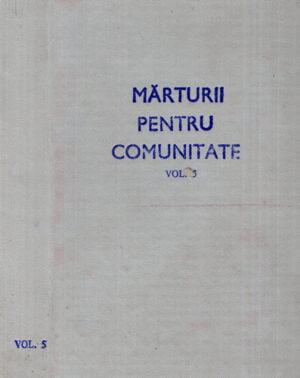 Marturii pentru comunitate vol. V (Ellen G. White)