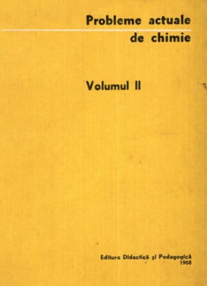 Probleme actuale de chimie vol. II (Cosma Ruxandra)
