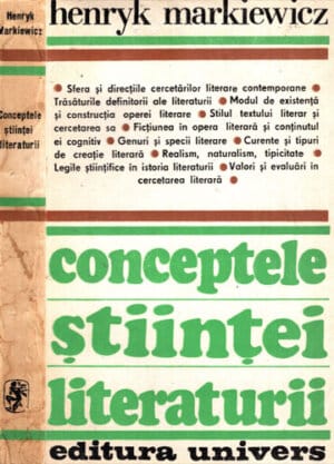 Conceptele stiintei literaturii (Henryk Markiewicz)