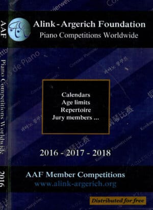 Piano competition worldwide 2016 (Gustav Alink)