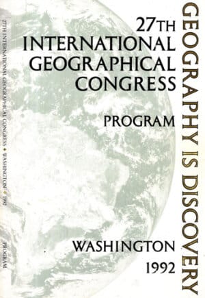 27 Th International geographical congress program (Gilbert M. Grosvenor, Anthony R. de Souza)