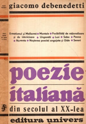Poezie italiana din secolul al XX-lea (Giacomo Debenedetti)
