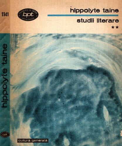 Studii literare vol. I+II (Hippolyte Taine) colectia BPT Studii literare vol. I+II (Hippolyte Taine) colectia BPT - imagine 2