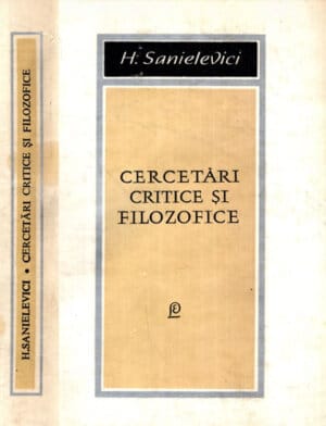 Cercetari critice si filozofice (H. Sanielevici)