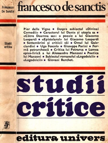 Studii critice (Francesco de Sanctis)
