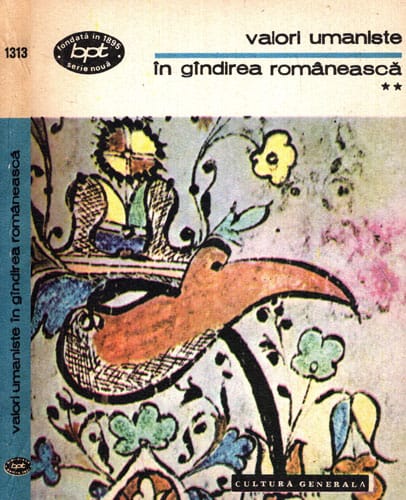 Valori umaniste in gandirea romaneasca vol. I+II (Georgeta Tanase, Al. Tanase) Valori umaniste in gandirea romaneasca vol. I+II (Georgeta Tanase, Al. Tanase) - imagine 2