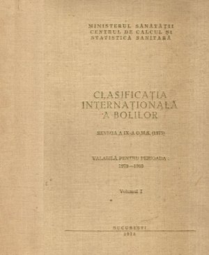 Clasificatia internationala a bolilor vol. I (Ministerul Sanatatii)