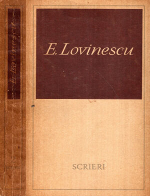 Scrieri vol. II (Eugen Lovinescu) memorii