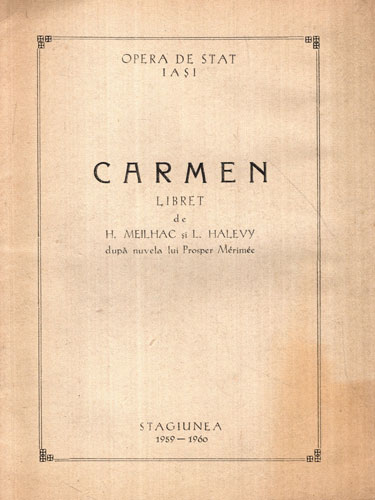 Carmen - libret (H. Meilhac, L. Halevy)