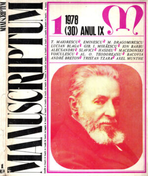 Manuscriptum, revista nr. 1 / 1978 (Alexandru Oprea)