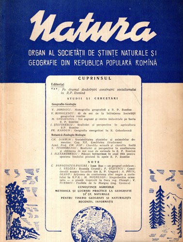 Natura, revista de biologie nr. 3 / 1960 (Bejenaru Mihai) Natura, revista de biologie nr. 3 / 1960 (Bejenaru Mihai)