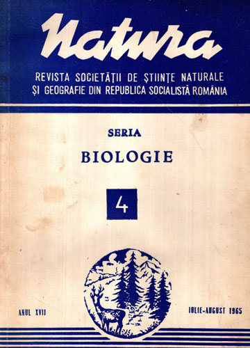 Natura, revista de biologie nr. 4 / 1965 (Bejenaru Mihai) Natura, revista de biologie nr. 4 / 1965 (Bejenaru Mihai)