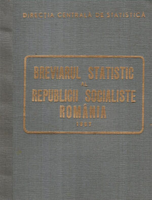 Breviar statistic al RSR 1967 (Colectiv de Autori)