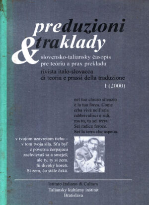 Preduzioni & Traklady, revista nr. 1 / 2000 (Colectiv de autori)