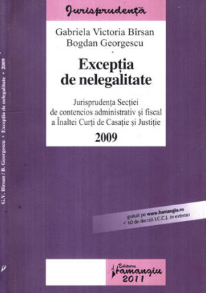 Exceptia de nelegalitate pe anul 2009 (Gabriela-Victoria Barsan)