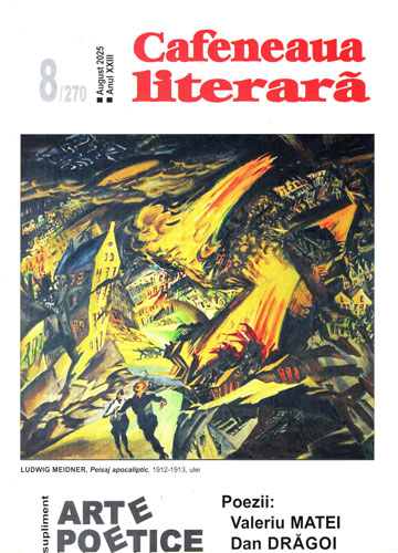 Cafeneaua literara, revista literara nr. 8 / 2025 (Virgil Diaconu, Marian Barbu, Mariana Senila-Vasilu) Cafeneaua literara, revista literara nr. 8 / 2025 (Virgil Diaconu, Marian Barbu, Mariana Senila-Vasilu)