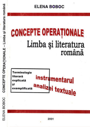 Concepte operationale -limba si literatura romana (Elena Boboc)