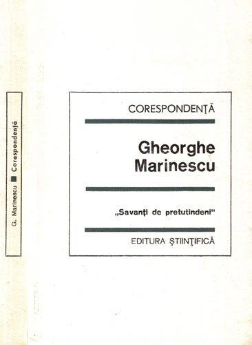 Gheorghe Marinescu - corespondenta 1189-1938 (Marioara G. Marinescu, G. Bratescu) Gheorghe Marinescu - corespondenta 1189-1938 (Marioara G. Marinescu, G. Bratescu) - imagine 2