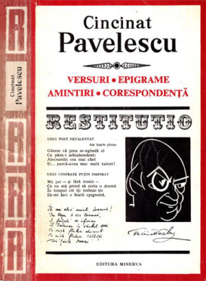 Versuri, Epigrame, Amintiri, Corespondenta (Cincinat Pavelescu) colectia Restitutio