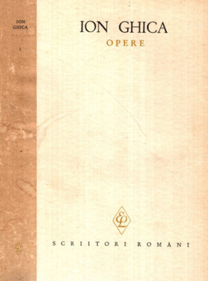 Opere vol. 1 (Ion Ghica)