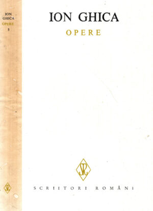 Opere vol. 5 - corespondenta (Ion Ghica)