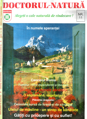 Doctorul natura, revista nr. 11 / 2000 (Elizabeta Ghiuzan, Camelia Soponariu, Iancu Popa) Doctorul natura, revista nr. 11 / 2000 (Elizabeta Ghiuzan, Camelia Soponariu, Iancu Popa)